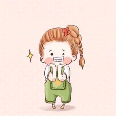 可爱两人情侣卡通头像一左一右图片