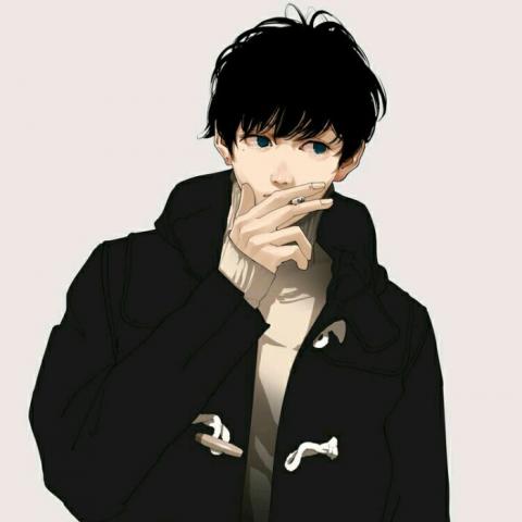 伤感孤傲高冷动漫男头像图片