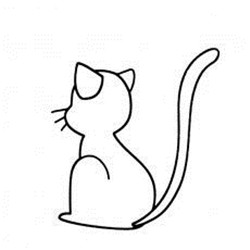可爱猫简笔画头像