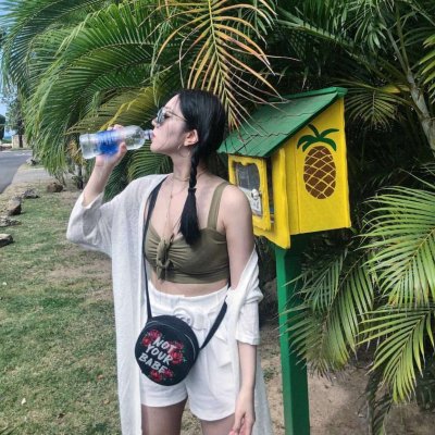 女生真人森系小清新高清头像