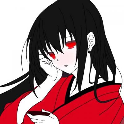 抖音最火黑暗系动漫女生头像图片