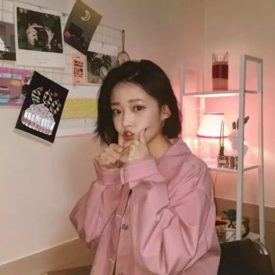 女生高清短发侧脸唯美小清新自然头像
