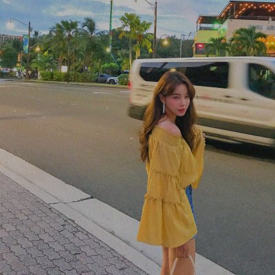 女生真人森系小清新高清头像
