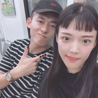 情头真人两个人两张高清图片