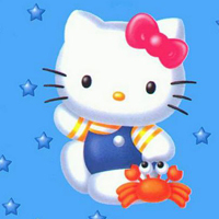 超可爱的kitty猫头像图片