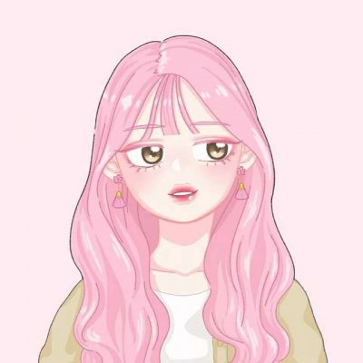 微信女生手绘卡通头像图片