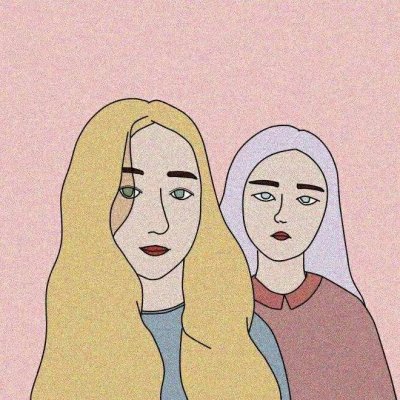 微信女生手绘卡通头像图片