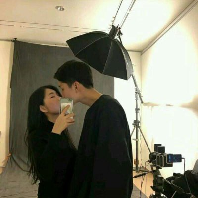 真人版搞怪情侣头像