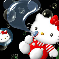 超可爱的kitty猫头像图片