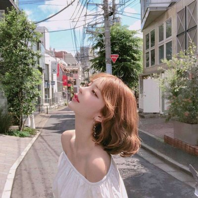 女生真人森系小清新高清头像