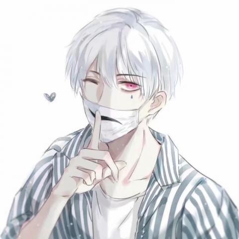 二次元高清头像男生冷酷霸气图片