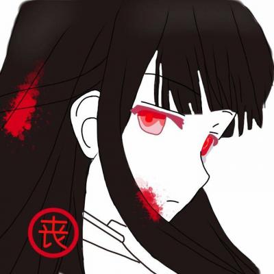 抖音最火黑暗系动漫女生头像图片