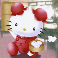 超可爱的kitty猫头像图片