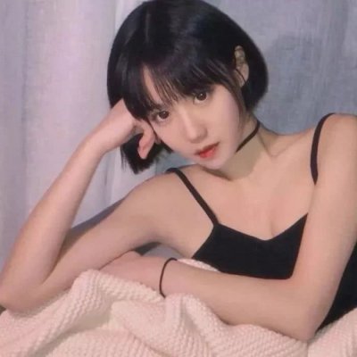 女生高清短发侧脸唯美小清新自然头像