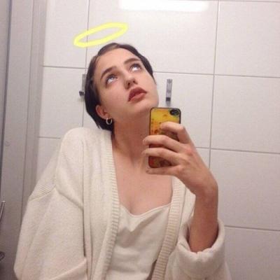 英伦风女生气质头像图片