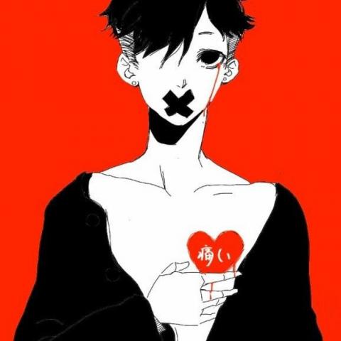伤感孤傲高冷动漫男头像图片