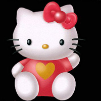 超可爱的kitty猫头像图片