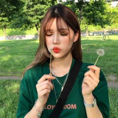 女生真人森系小清新高清头像
