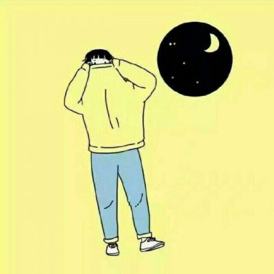 动漫可爱情侣头像一男一女高清图片