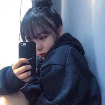 qq头像女蓝色系图片