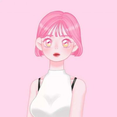 微信女生手绘卡通头像图片