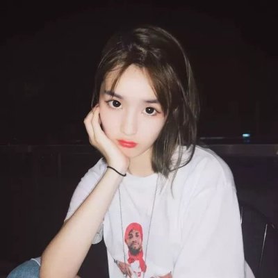 女生高清短发侧脸唯美小清新自然头像