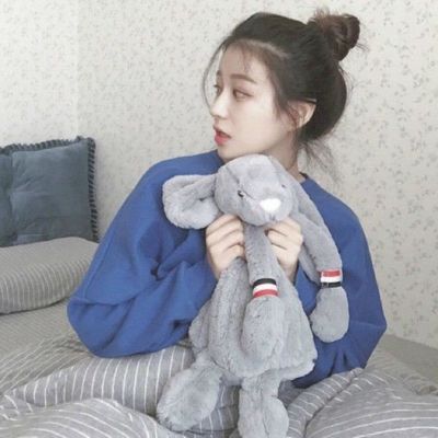 qq头像女蓝色系图片