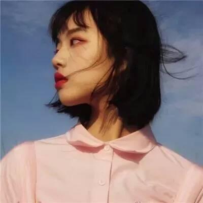 女生唯美清新头像蓝色系图片
