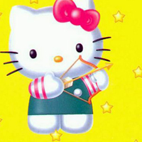 超可爱的kitty猫头像图片