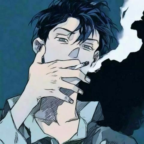 伤感孤傲高冷动漫男头像图片