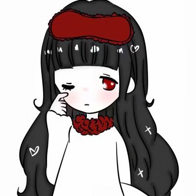 抖音最火黑暗系动漫女生头像图片