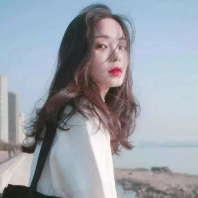中国清纯长发女生头像唯美图片