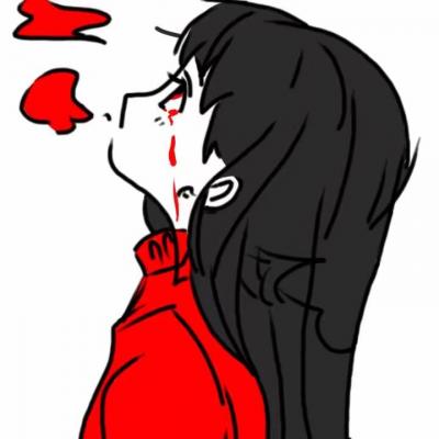 抖音最火黑暗系动漫女生头像图片