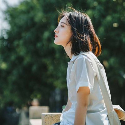 女生真人森系小清新高清头像