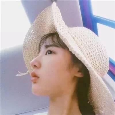 女生唯美清新头像蓝色系图片
