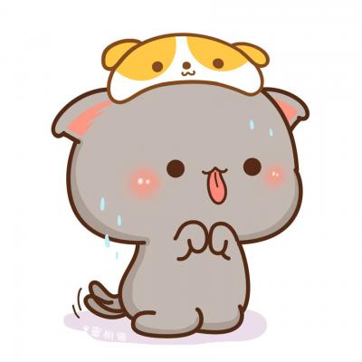 可爱两人情侣卡通头像一左一右图片