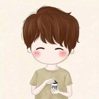 情侣头像微信可爱卡通一男一女图片
