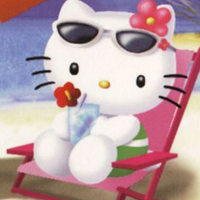 超可爱的kitty猫头像图片