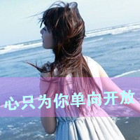 海边伤感女生图片带字头像
