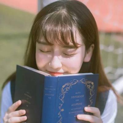 女生唯美清新头像蓝色系图片