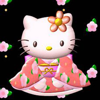 超可爱的kitty猫头像图片