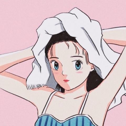 动漫女头可爱小清新