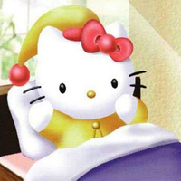 超可爱的kitty猫头像图片