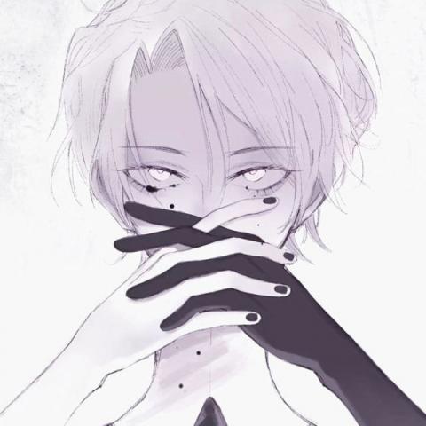 伤感孤傲高冷动漫男头像图片