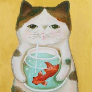 适合做微信头像的猫咪图片