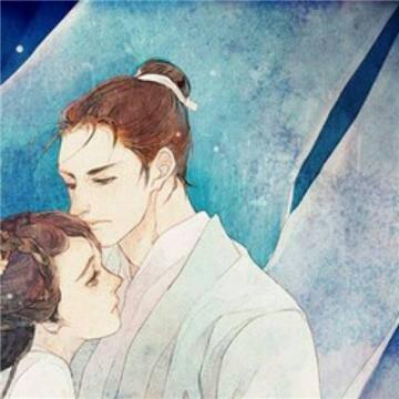 qq头像古风情侣头像一对两张图片