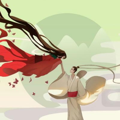 绝美动漫古风情侣头像两张