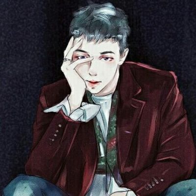 冷酷帅气头像男生卡通图片