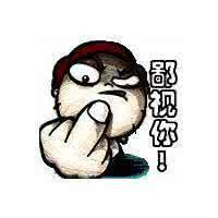 鄙视的头像图片