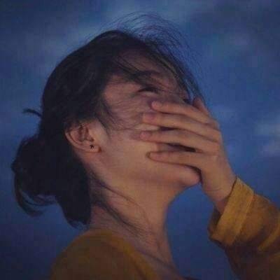 蓝色调小清新女头